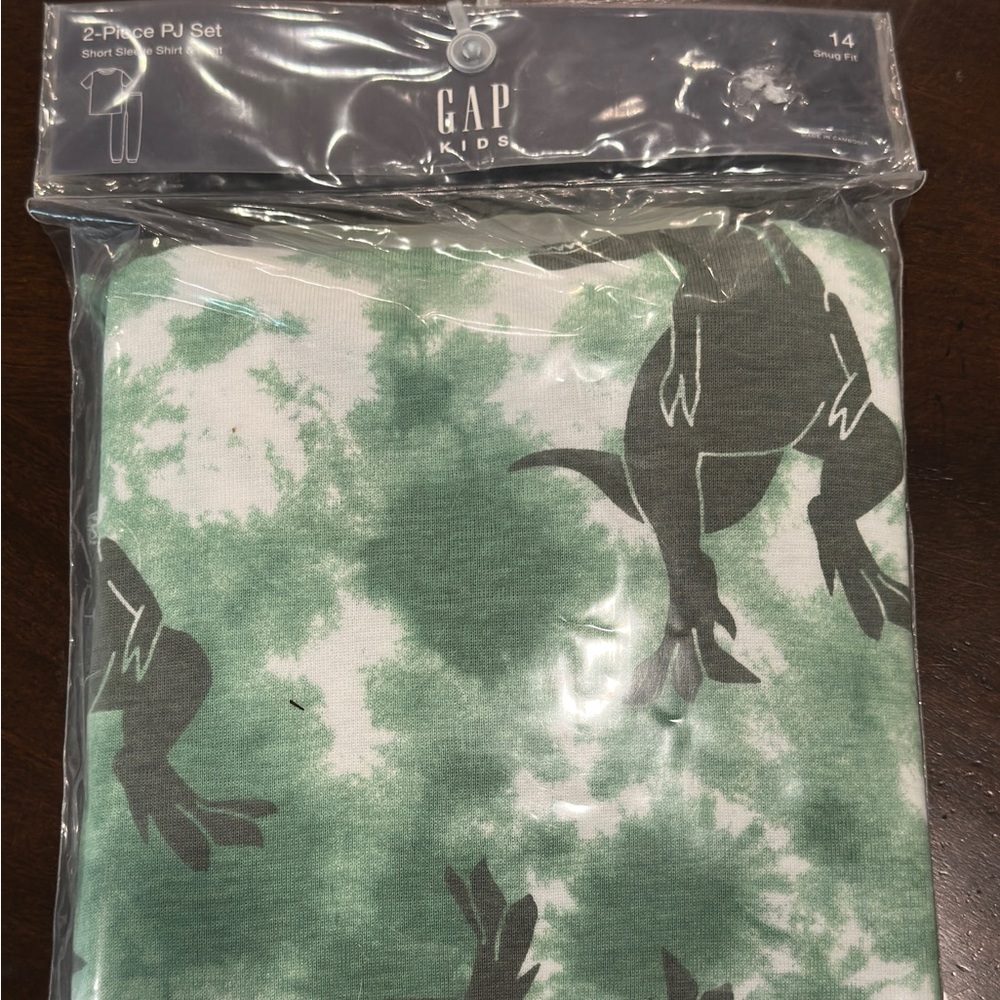 Brand new 2 piece PJ Set from GAP Kids- sz 14 snug fit - Dinosaur